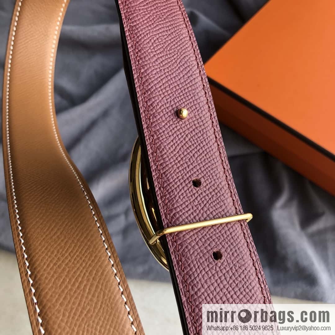 Hermes, Stainless Steel Japanese Buckle & Double-Sided Palm Belt 32mm