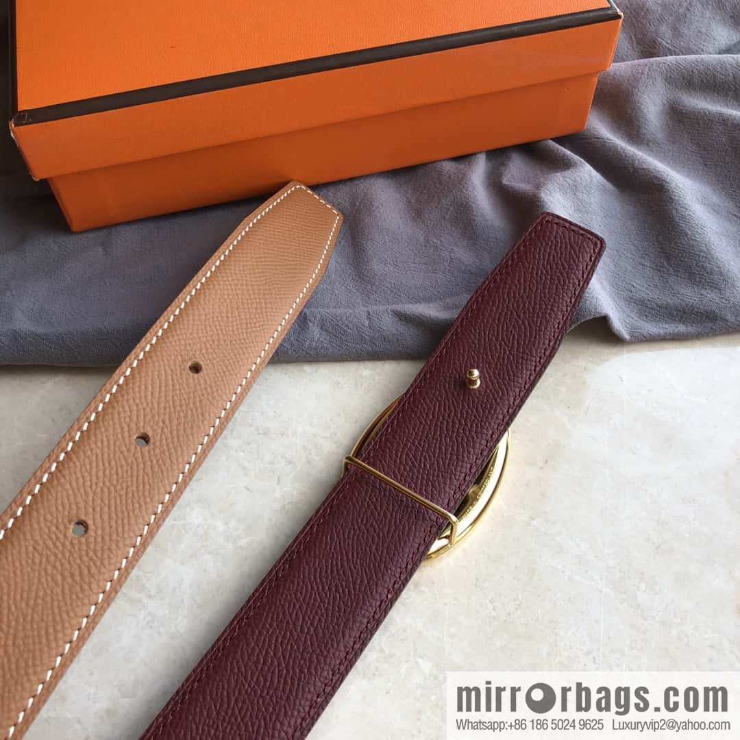 Hermes, Stainless Steel Japanese Buckle & Double-Sided Palm Belt 32mm