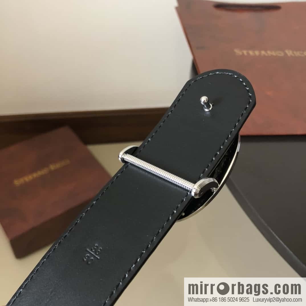Stefano Ricci Stephen, Eagle Metal Buckle, Alligator Belt 3.8cm
