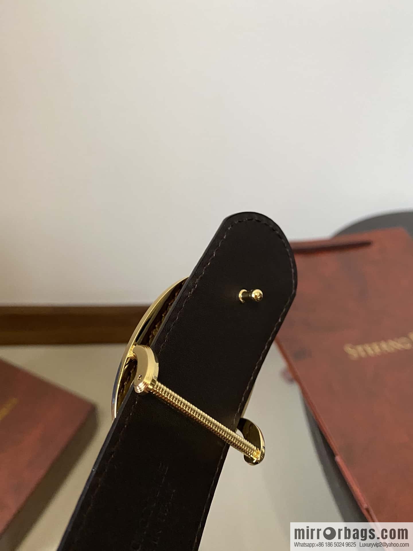 Stefano Ricci Stephen, Eagle Metal Buckle, Alligator Belt 3.8cm