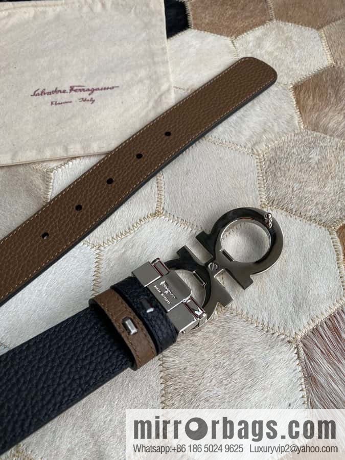 Ferragamo Ferragamo cowhide belt 3.5cm