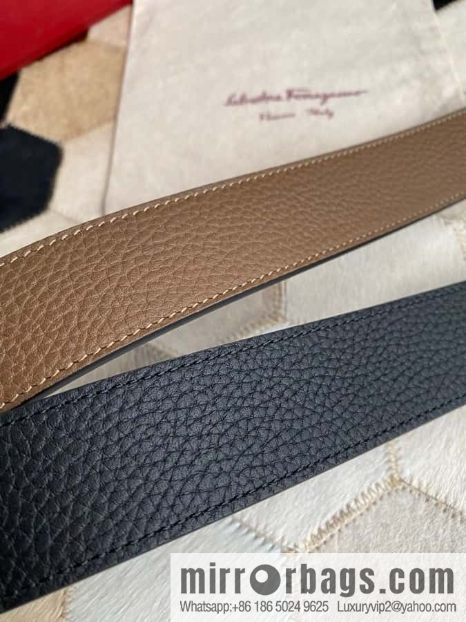 Ferragamo Ferragamo cowhide belt 3.5cm