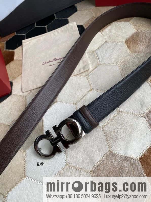 Ferragamo Ferragamo cowhide belt 3.5cm