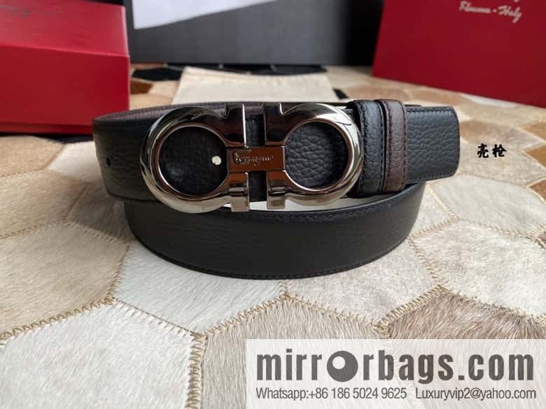 Ferragamo Ferragamo cowhide belt 3.5cm
