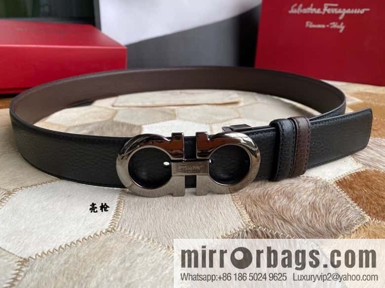 Ferragamo Ferragamo cowhide belt 3.5cm
