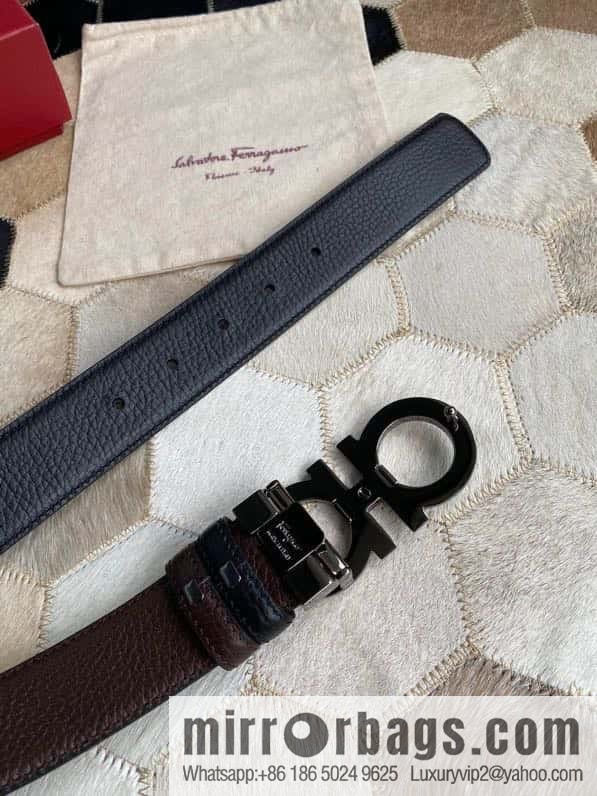 Ferragamo Ferragamo cowhide belt 3.5cm