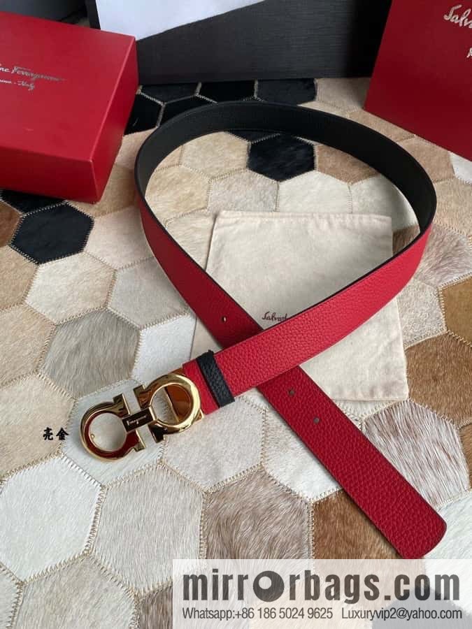 Ferragamo Ferragamo cowhide belt 3.5cm