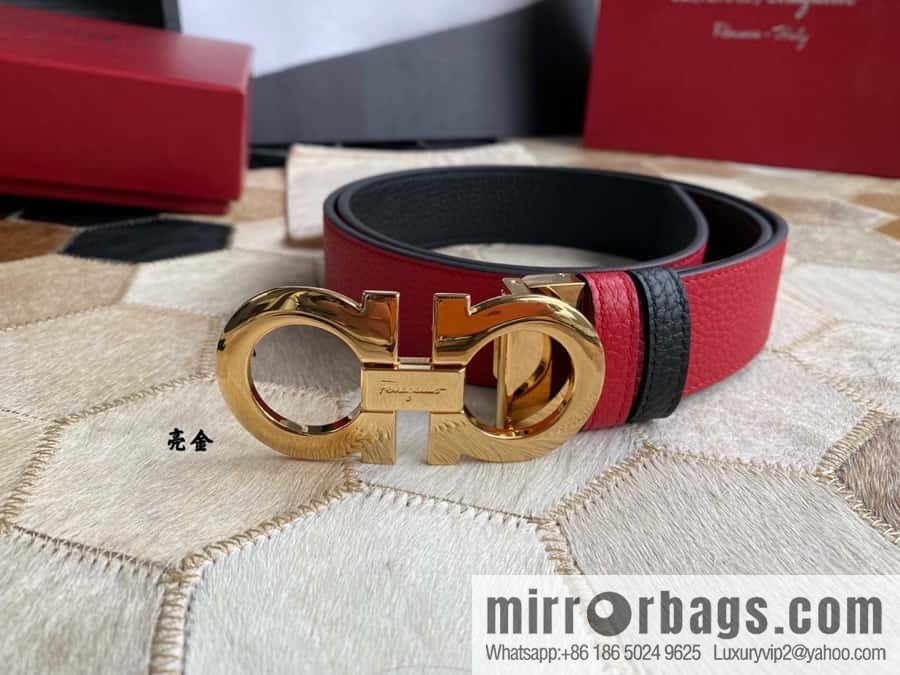 Ferragamo Ferragamo cowhide belt 3.5cm
