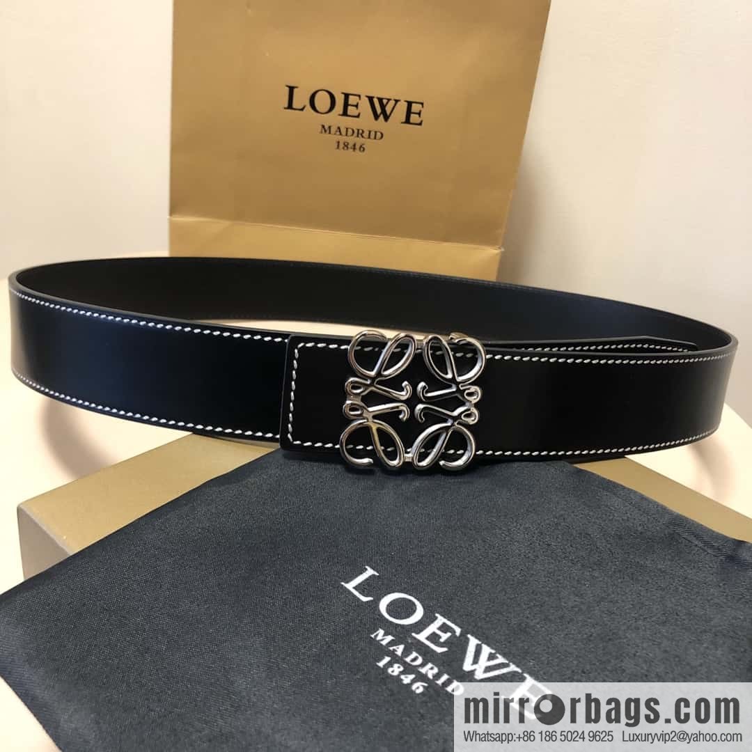LOEWE, double-sided first layer and double-sided external belt 3.8cm