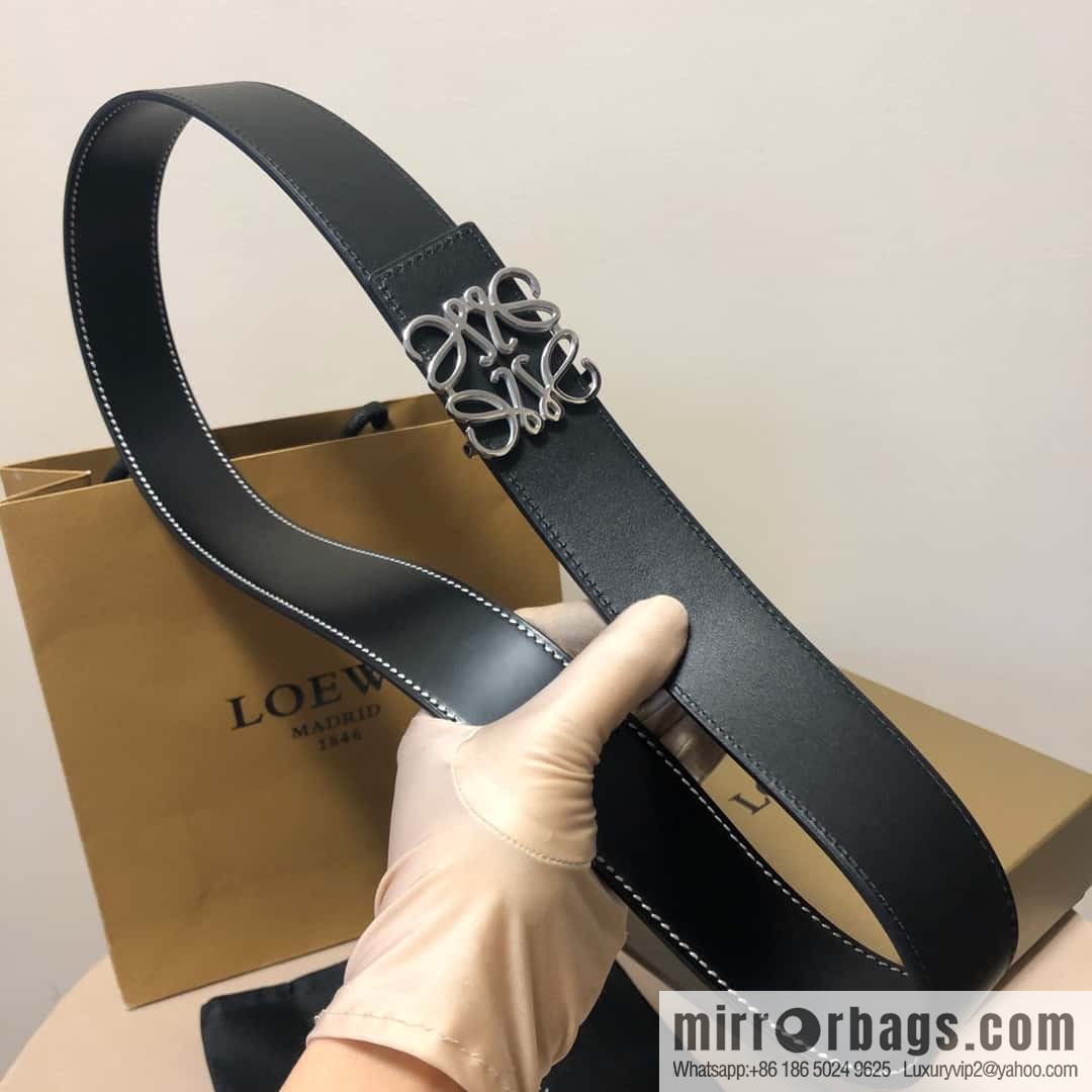 LOEWE, double-sided first layer and double-sided external belt 3.8cm