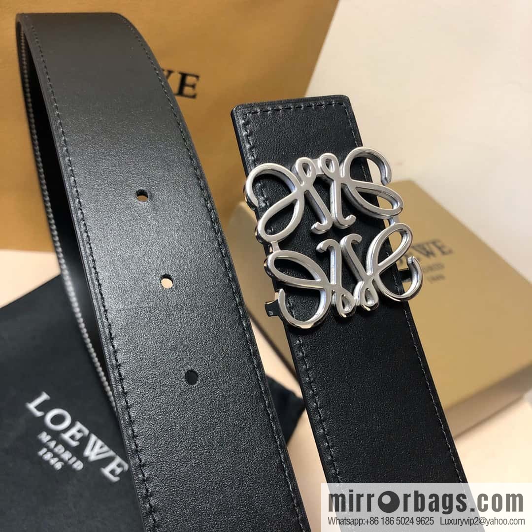 LOEWE, double-sided first layer and double-sided external belt 3.8cm