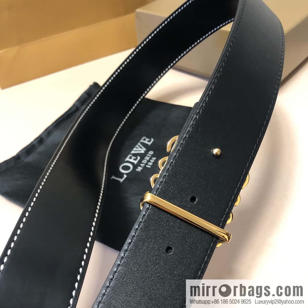 LOEWE, double-sided first layer and double-sided external belt 3.8cm