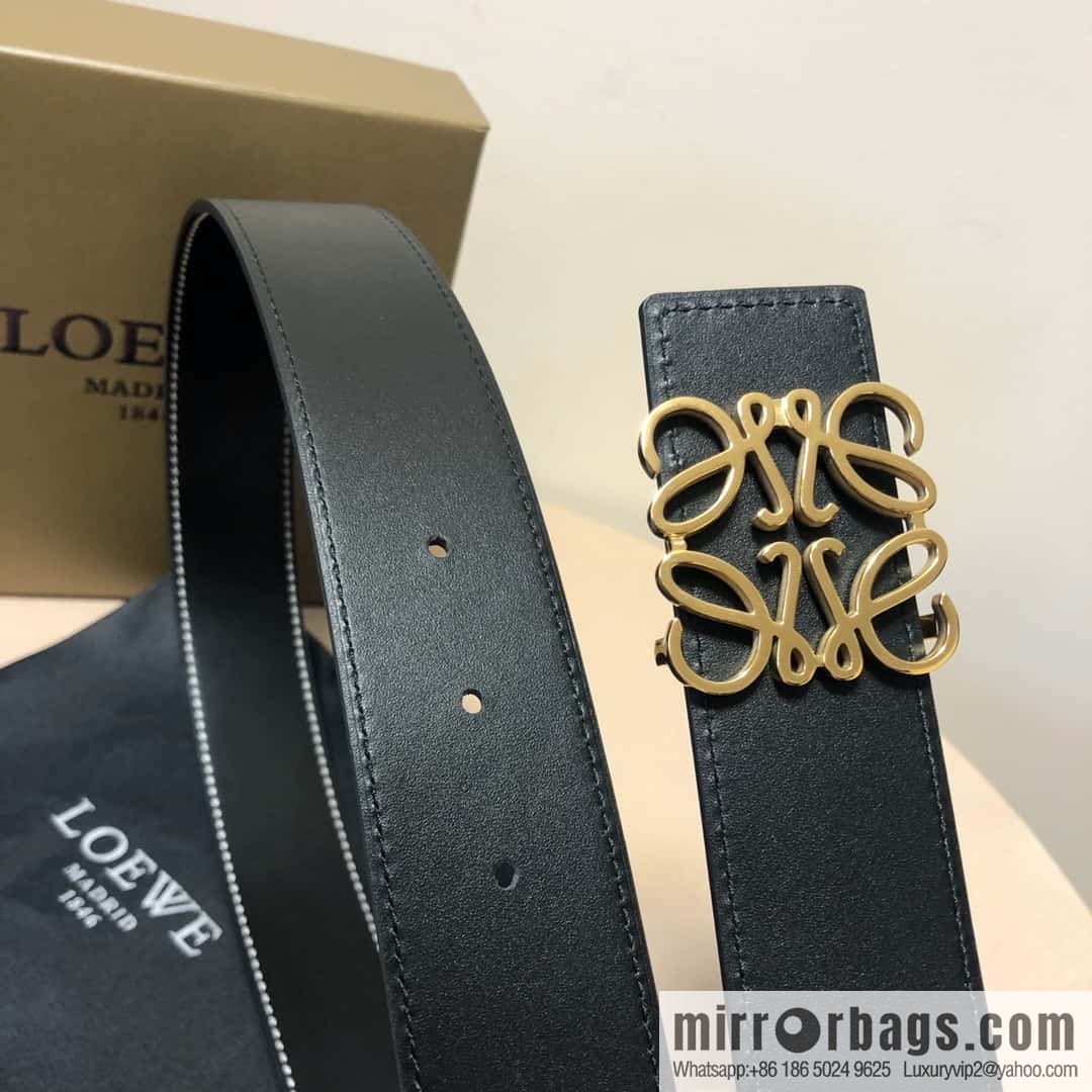 LOEWE, double-sided first layer and double-sided external belt 3.8cm