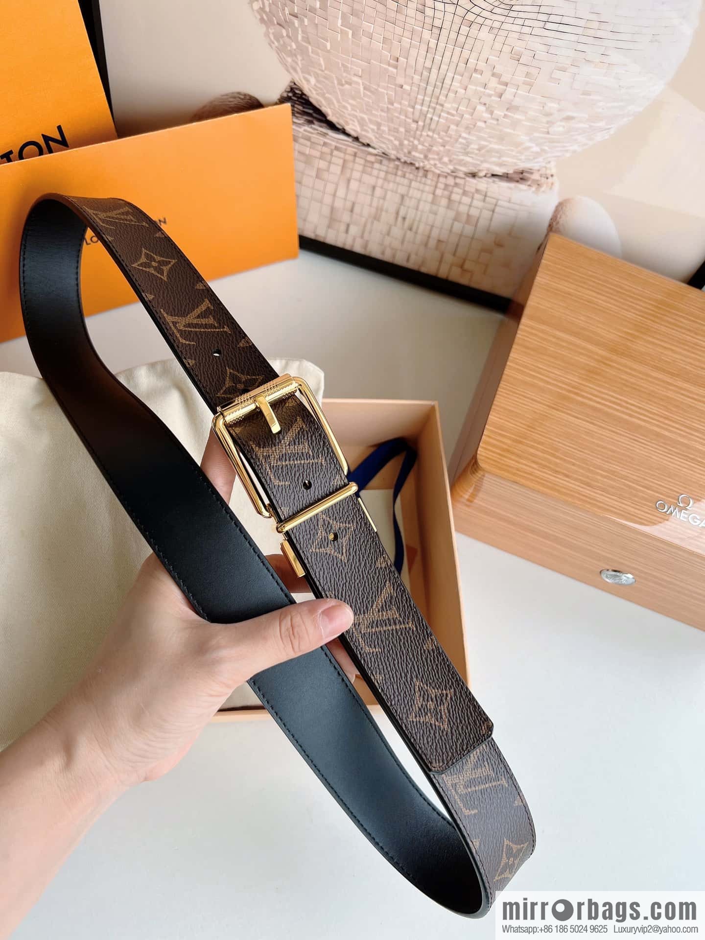 LV Men's PONT NEUF35mm Belt