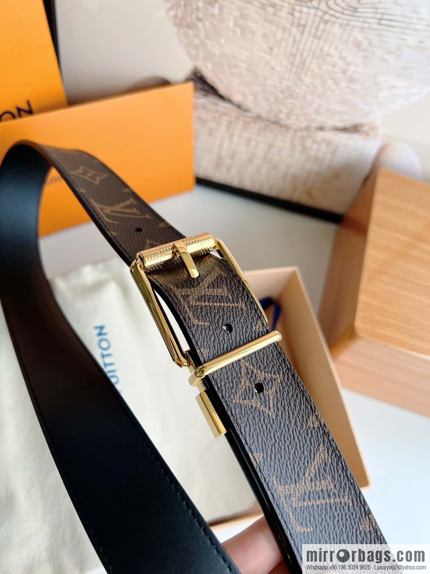 LV Men's PONT NEUF35mm Belt