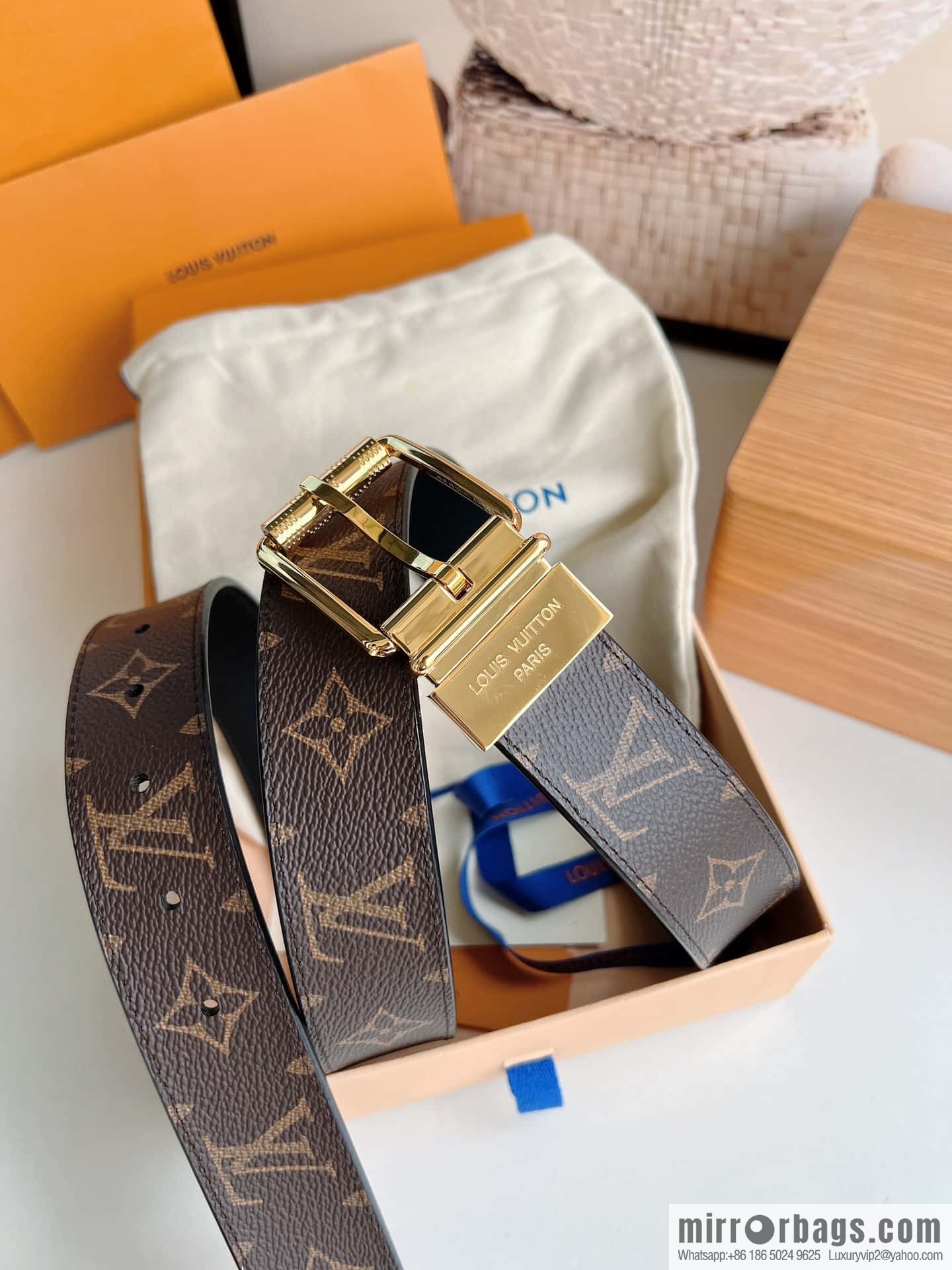 LV Men's PONT NEUF35mm Belt