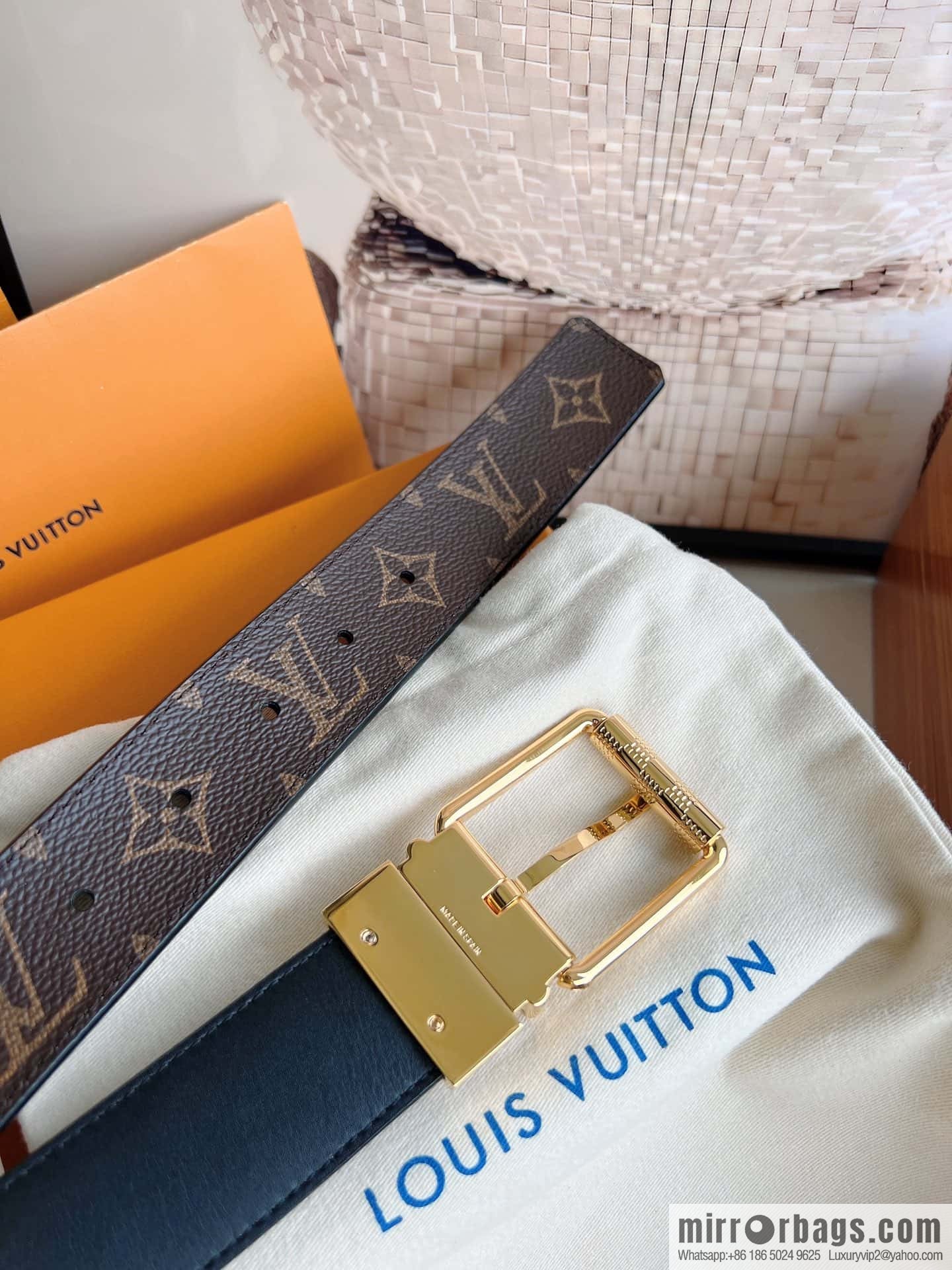 LV Men's PONT NEUF35mm Belt