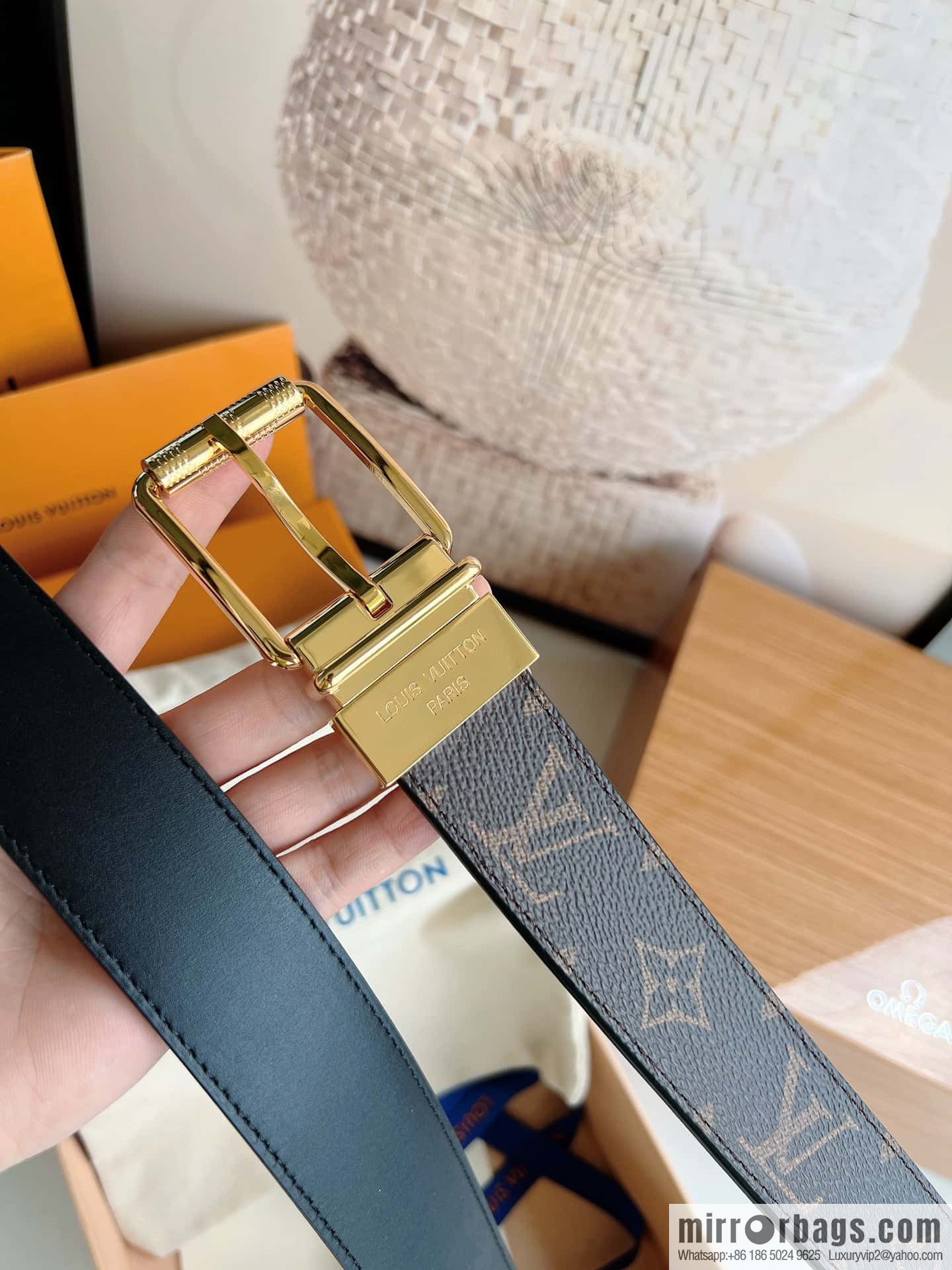 LV Men's PONT NEUF35mm Belt