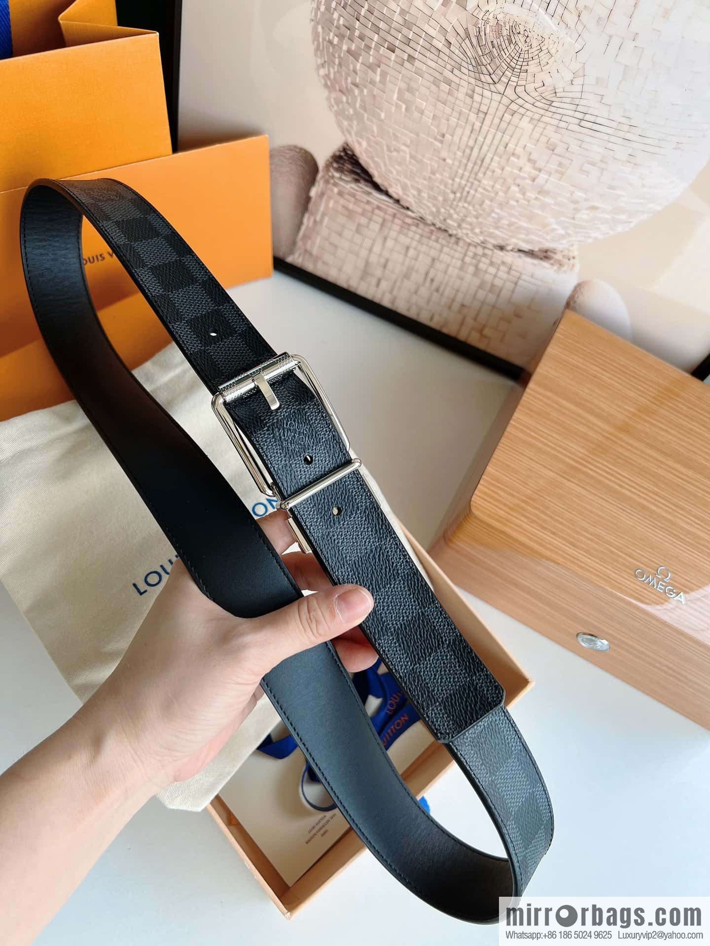LV Men's PONT NEUF35mm Belt