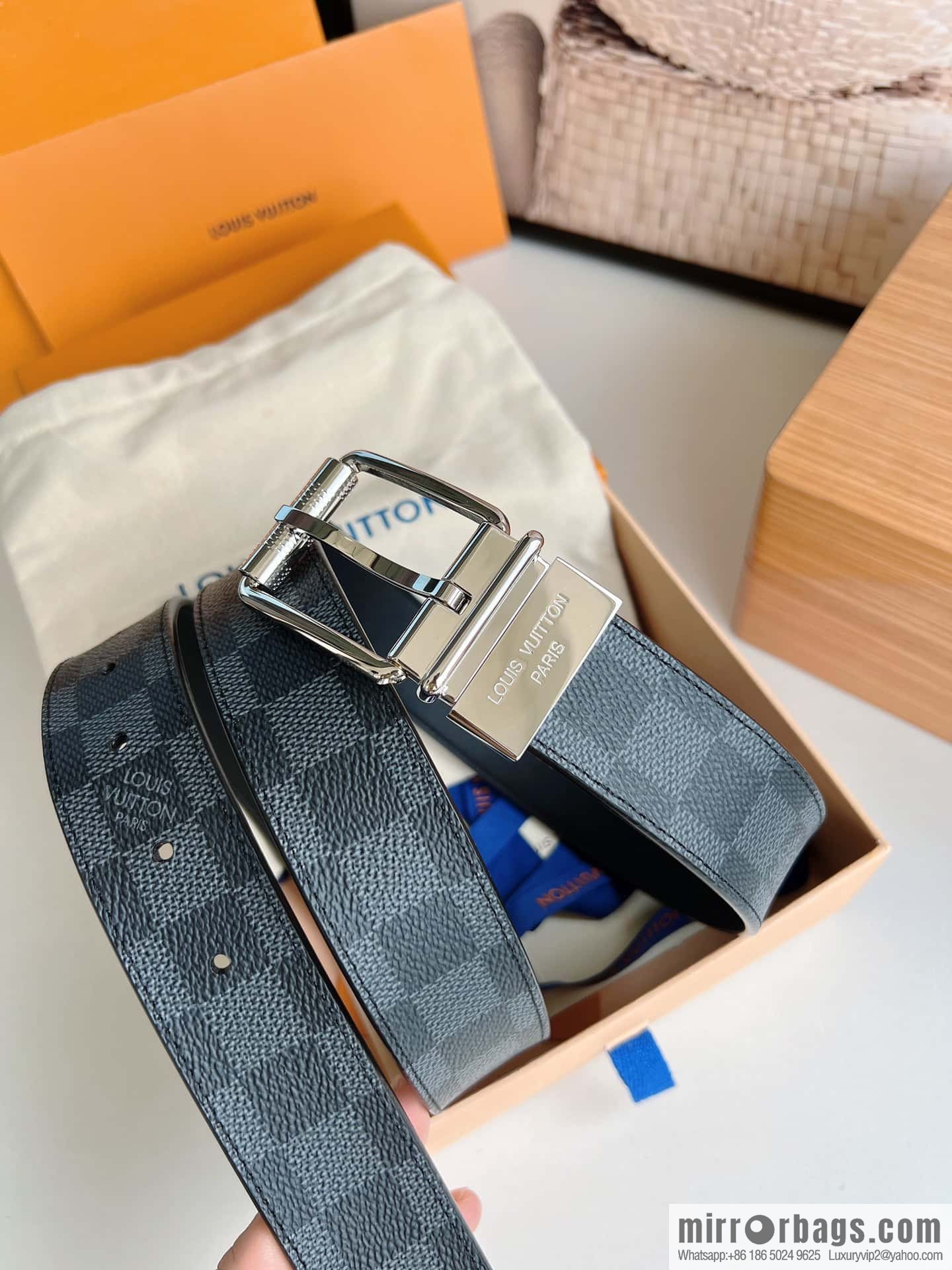 LV Men's PONT NEUF35mm Belt