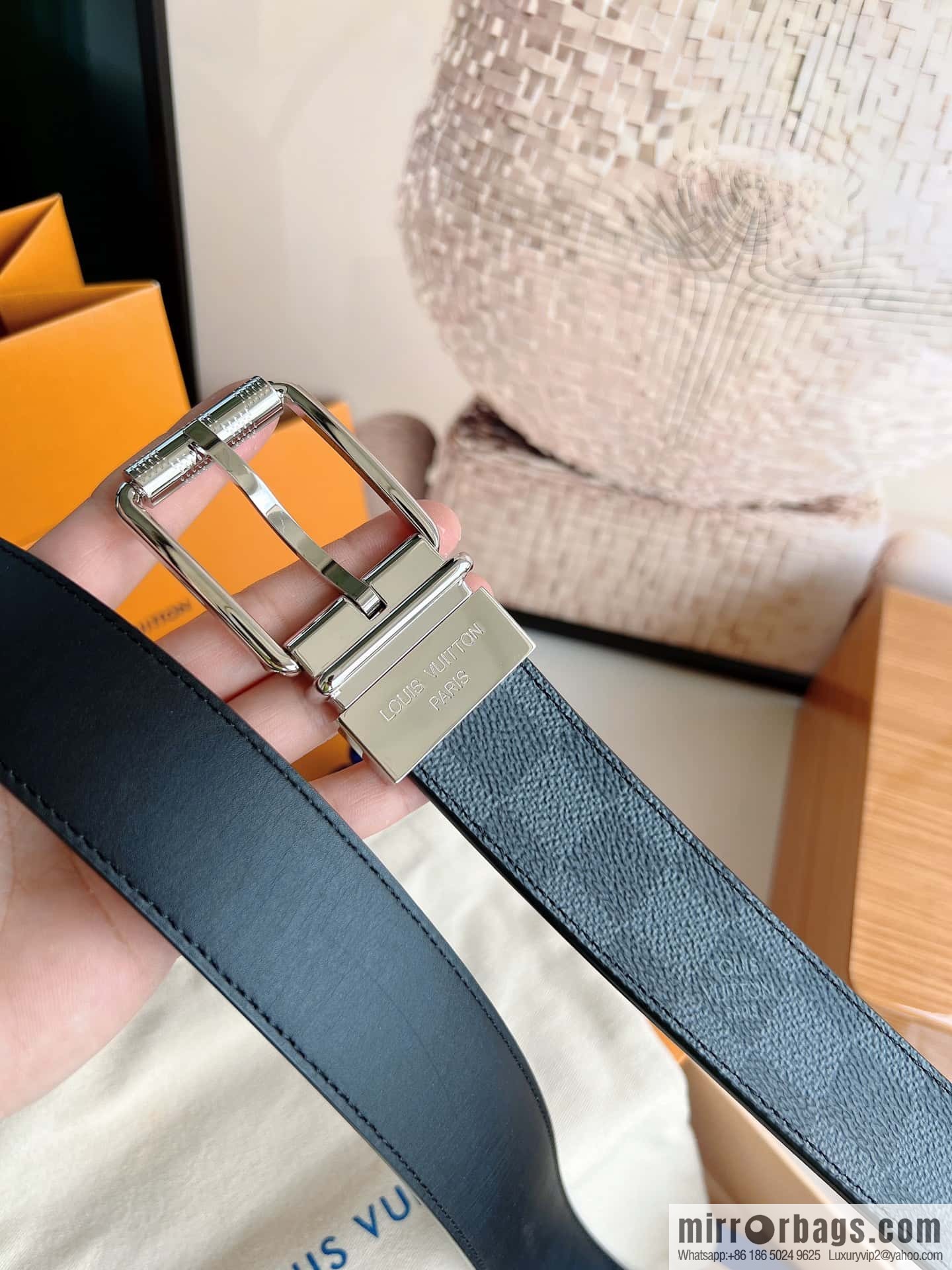 LV Men's PONT NEUF35mm Belt
