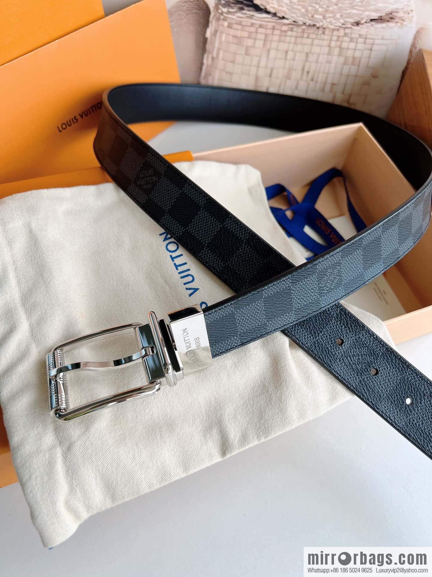 LV Men's PONT NEUF35mm Belt