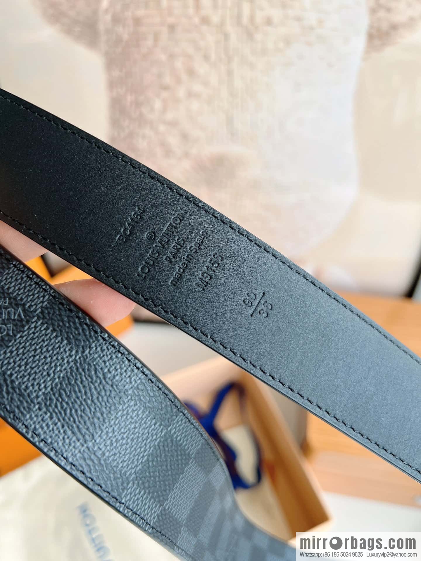 LV Men's PONT NEUF35mm Belt