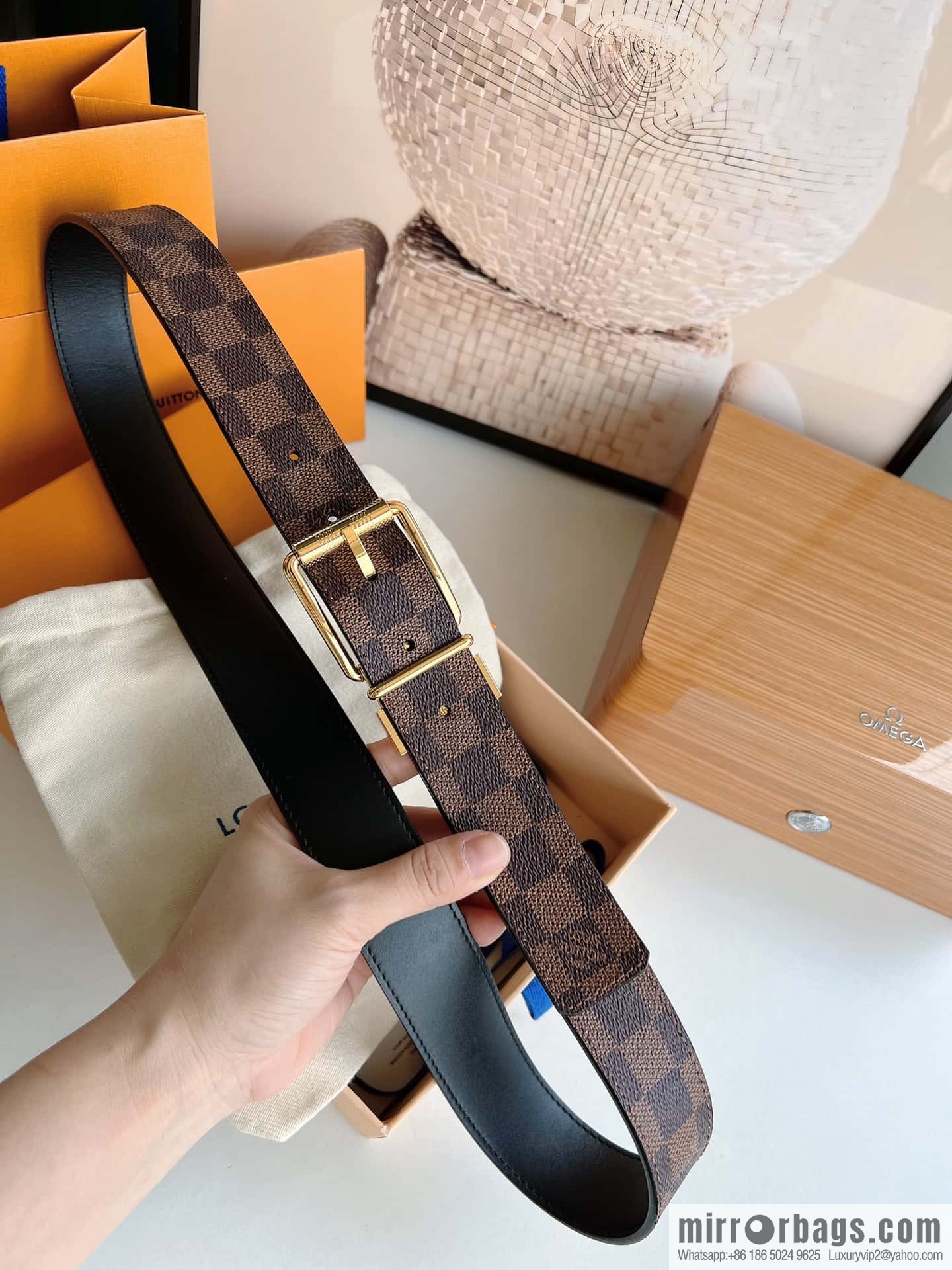LV Men's PONT NEUF35mm Belt