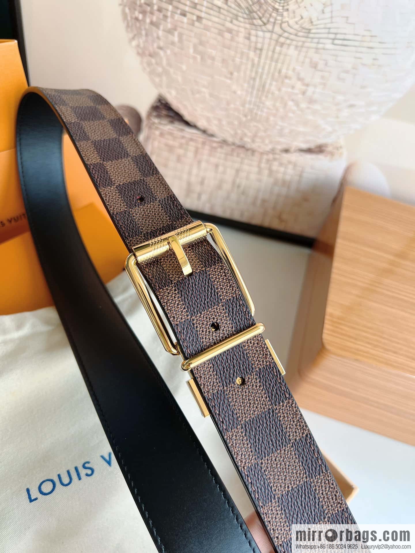 LV Men's PONT NEUF35mm Belt