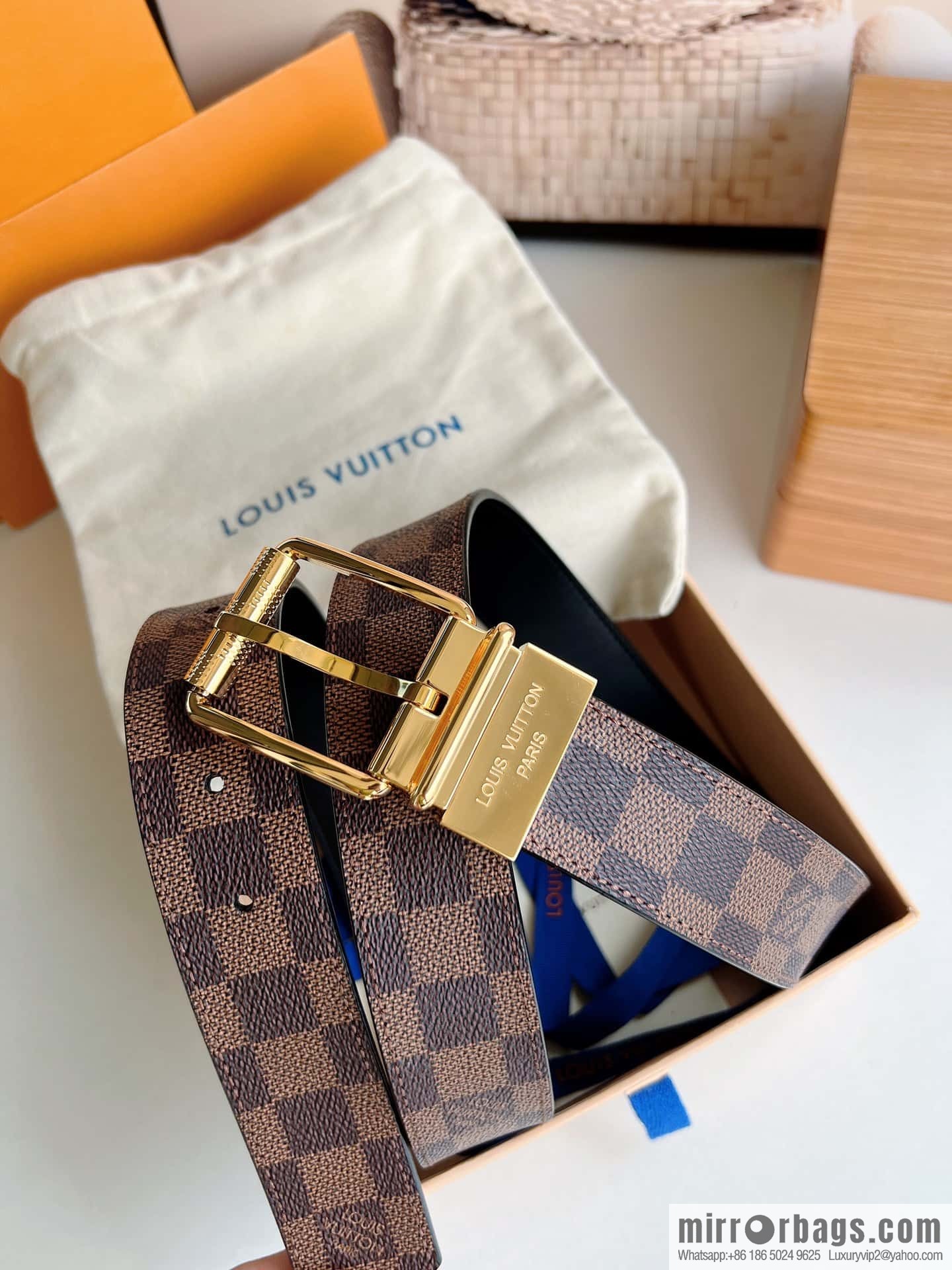 LV Men's PONT NEUF35mm Belt