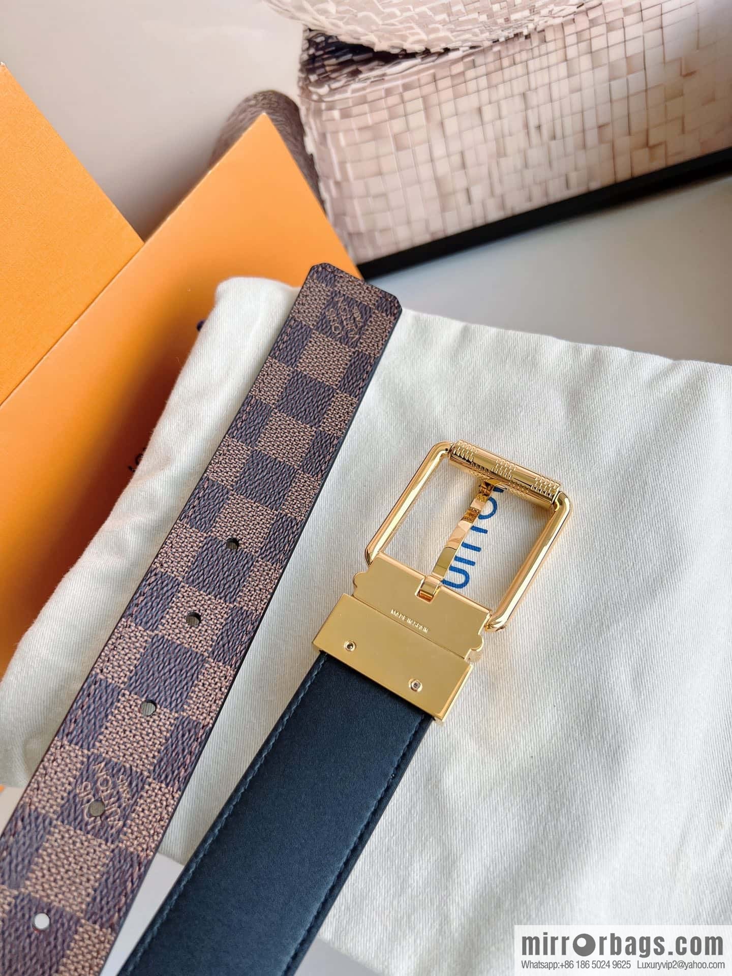 LV Men's PONT NEUF35mm Belt