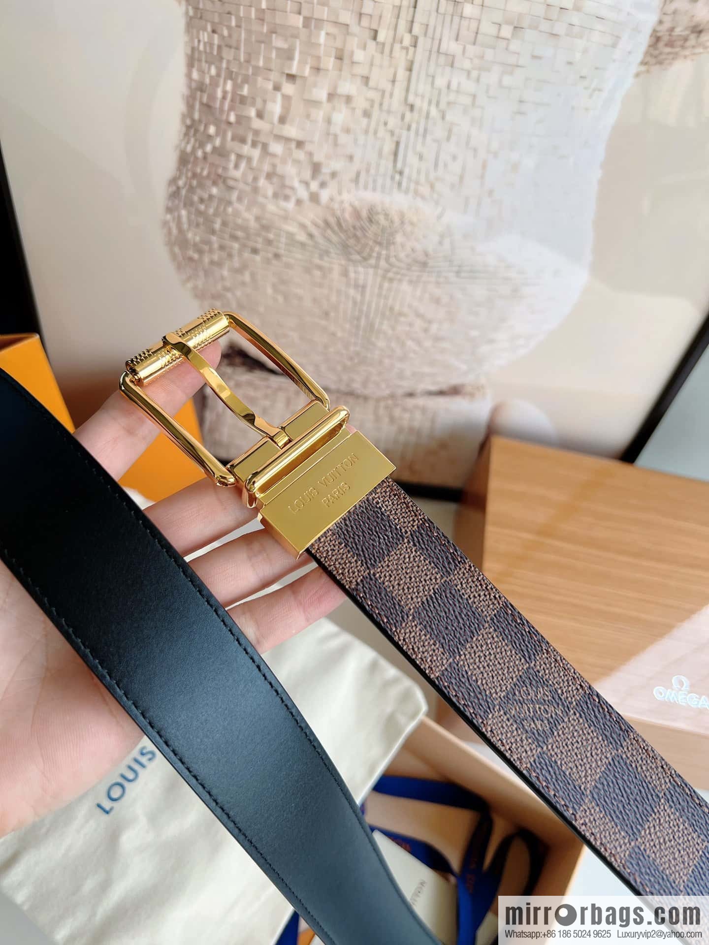 LV Men's PONT NEUF35mm Belt