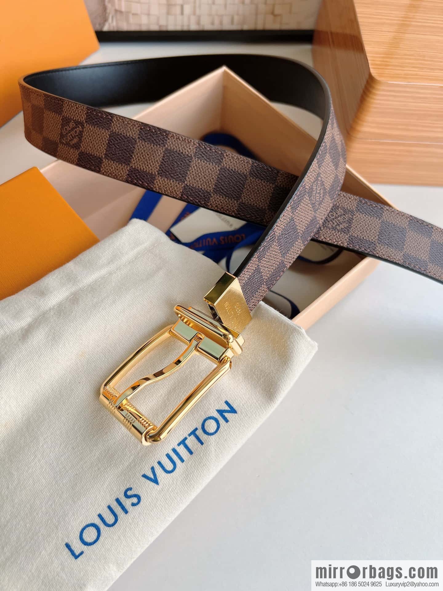 LV Men's PONT NEUF35mm Belt