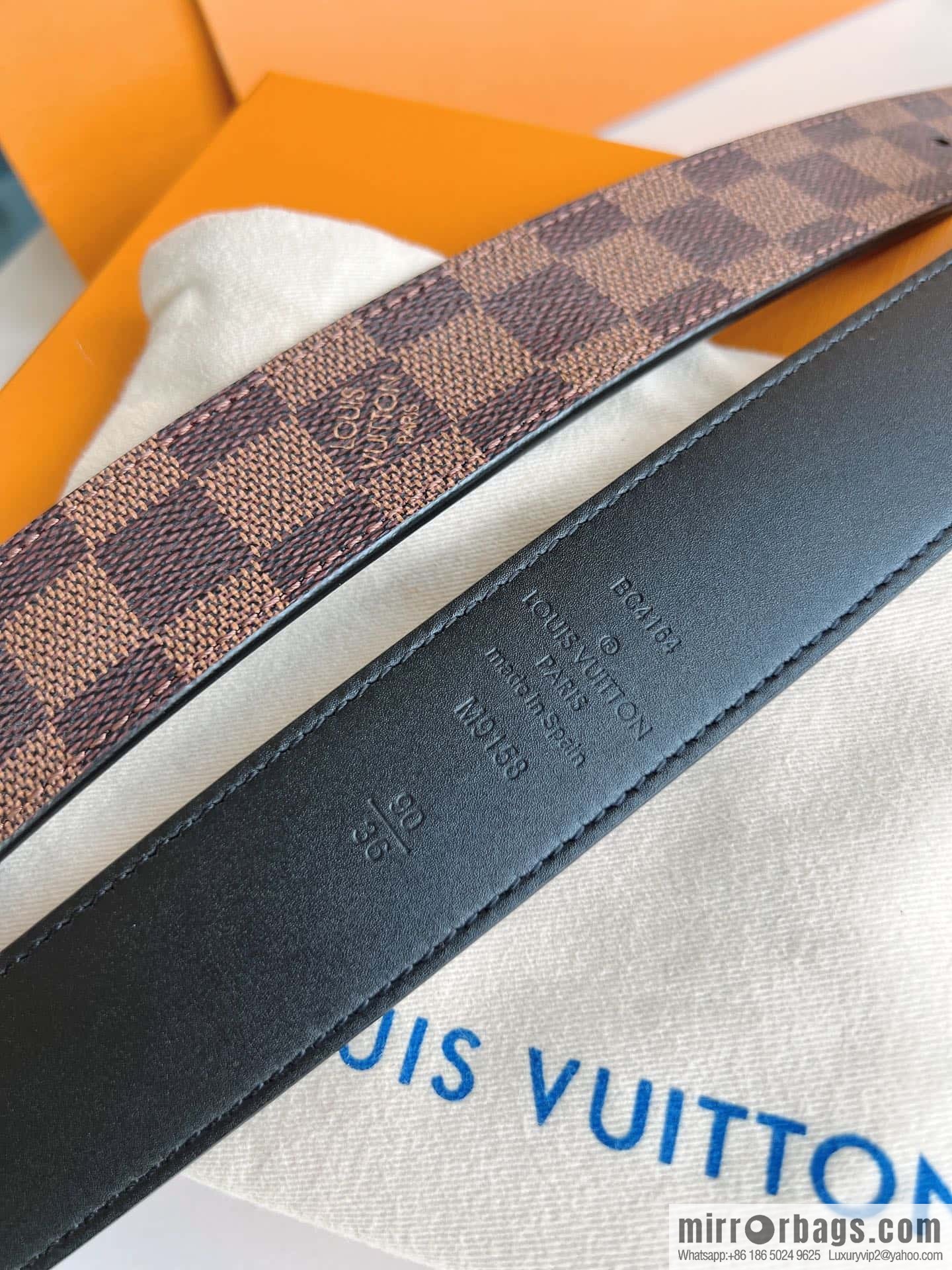 LV Men's PONT NEUF35mm Belt