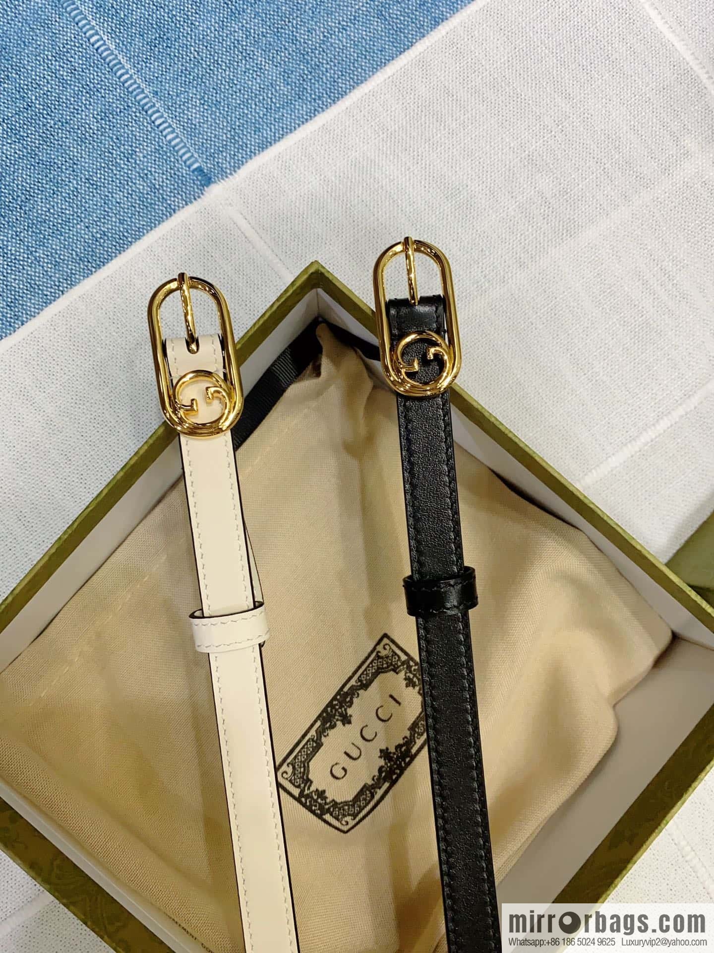 GUCCI slim version, boutique small belt 1.5cm