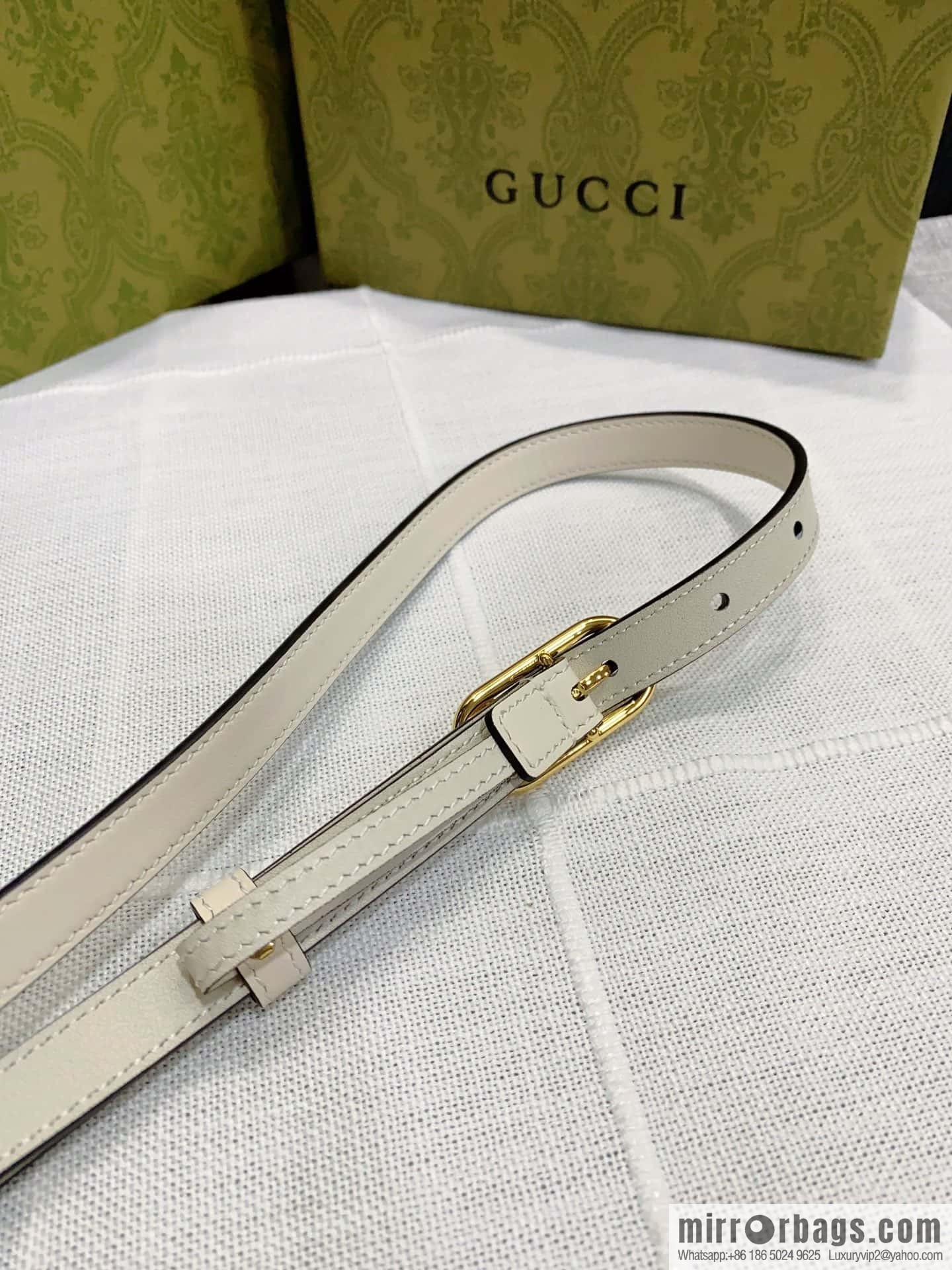 GUCCI slim version, boutique small belt 1.5cm