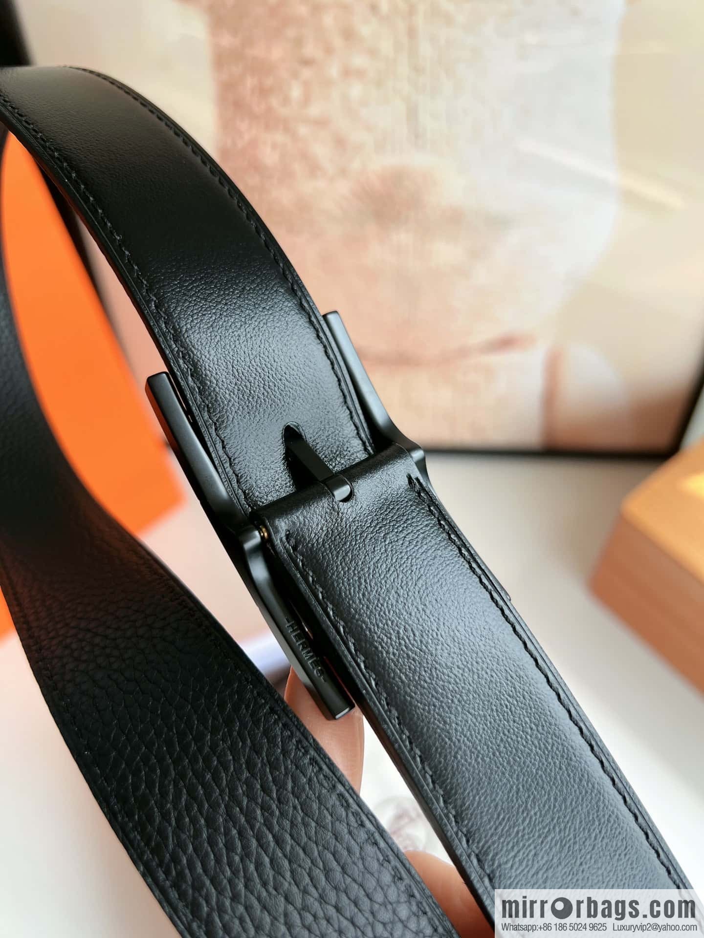 Hermes Nathan 32 PVD Double Sided Belt 32mm