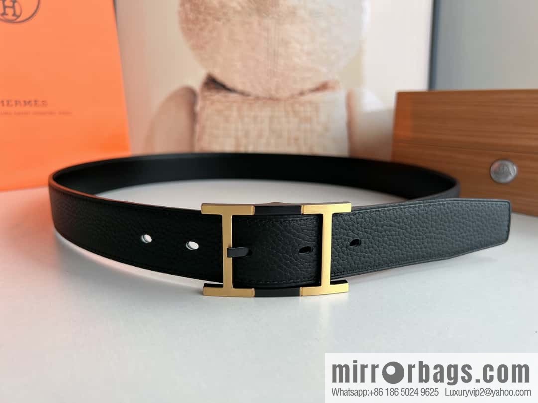 Hermes Nathan 32 PVD Double Sided Belt 32mm