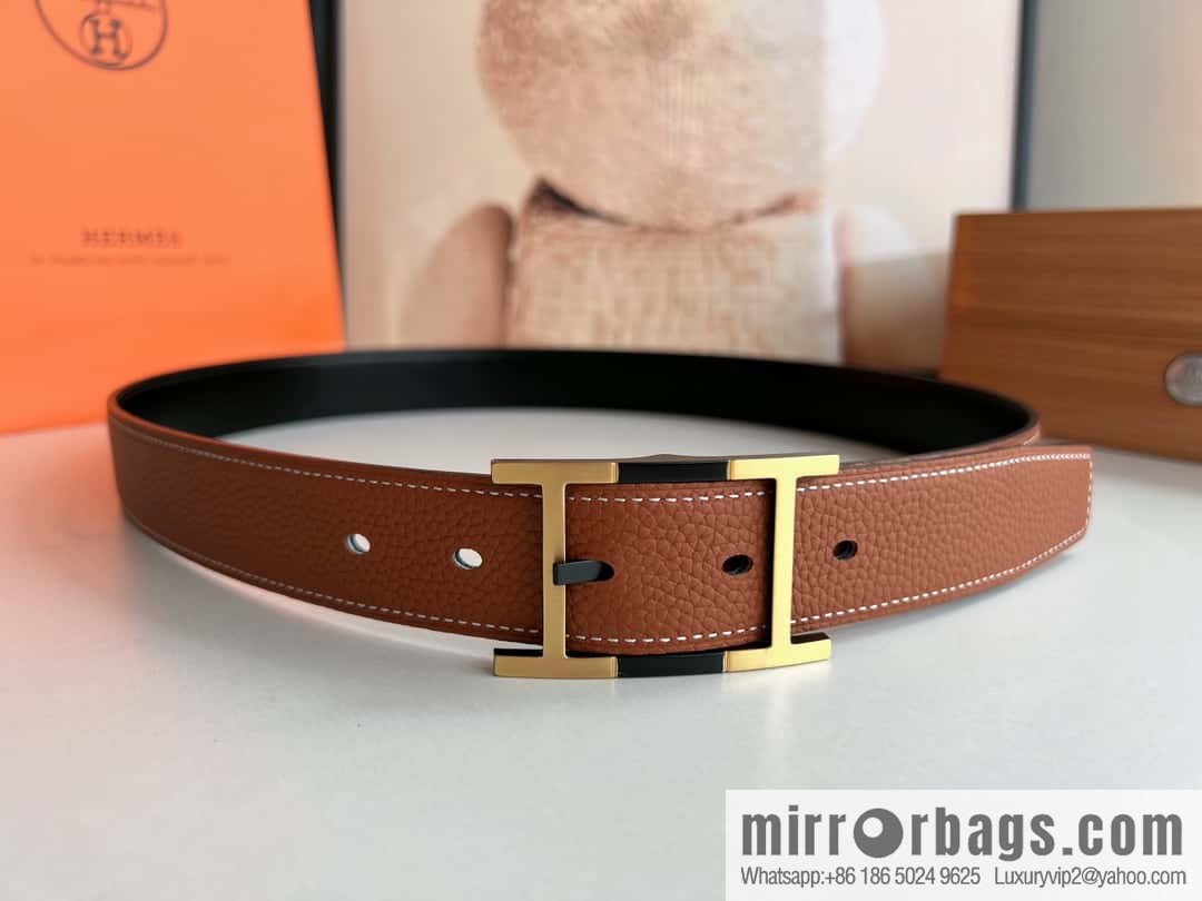 Hermes Nathan 32 PVD Double Sided Belt 32mm