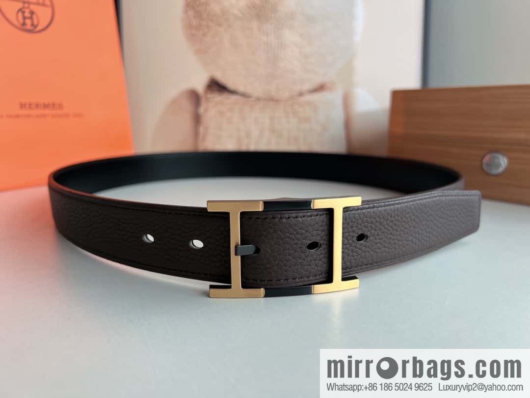 Hermes Nathan 32 PVD Double Sided Belt 32mm
