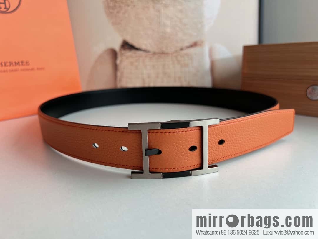 Hermes Nathan 32 PVD Double Sided Belt 32mm