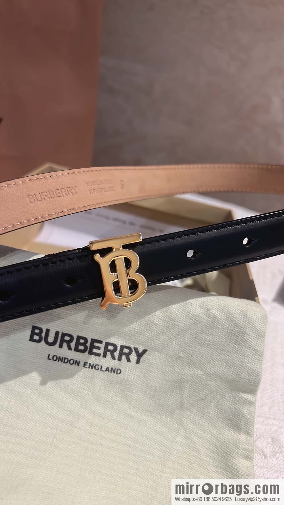 Burberry Burberry TB women's exclusive standard belt 2.0CM