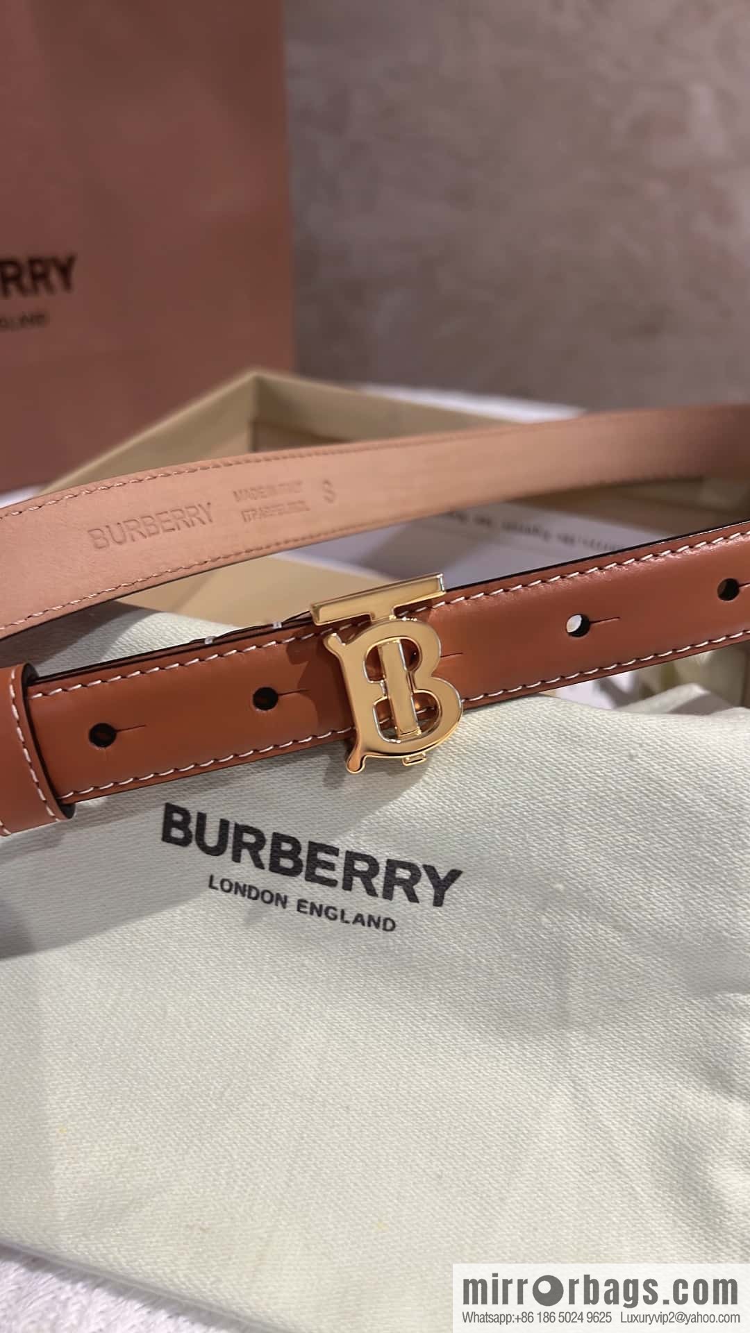 Burberry Burberry TB women's exclusive standard belt 2.0CM