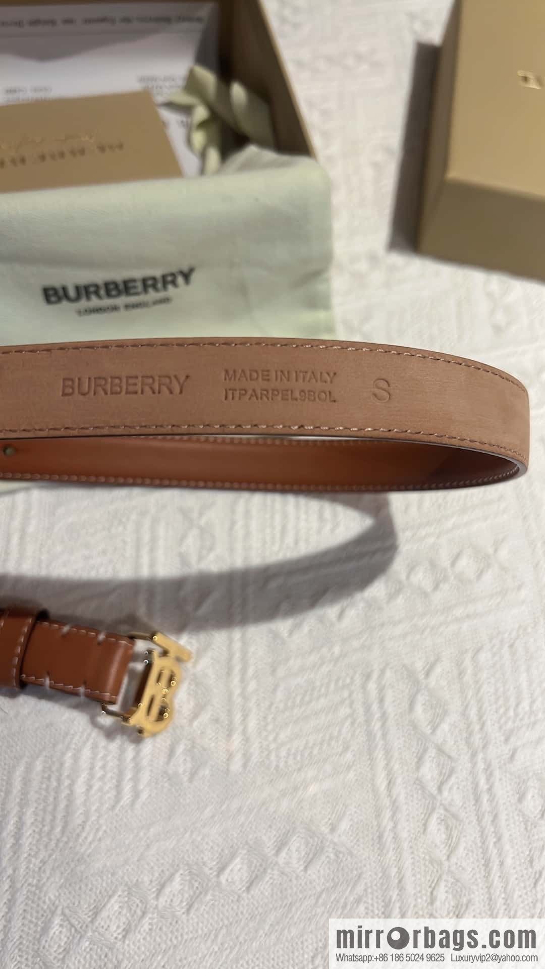 Burberry Burberry TB women's exclusive standard belt 2.0CM