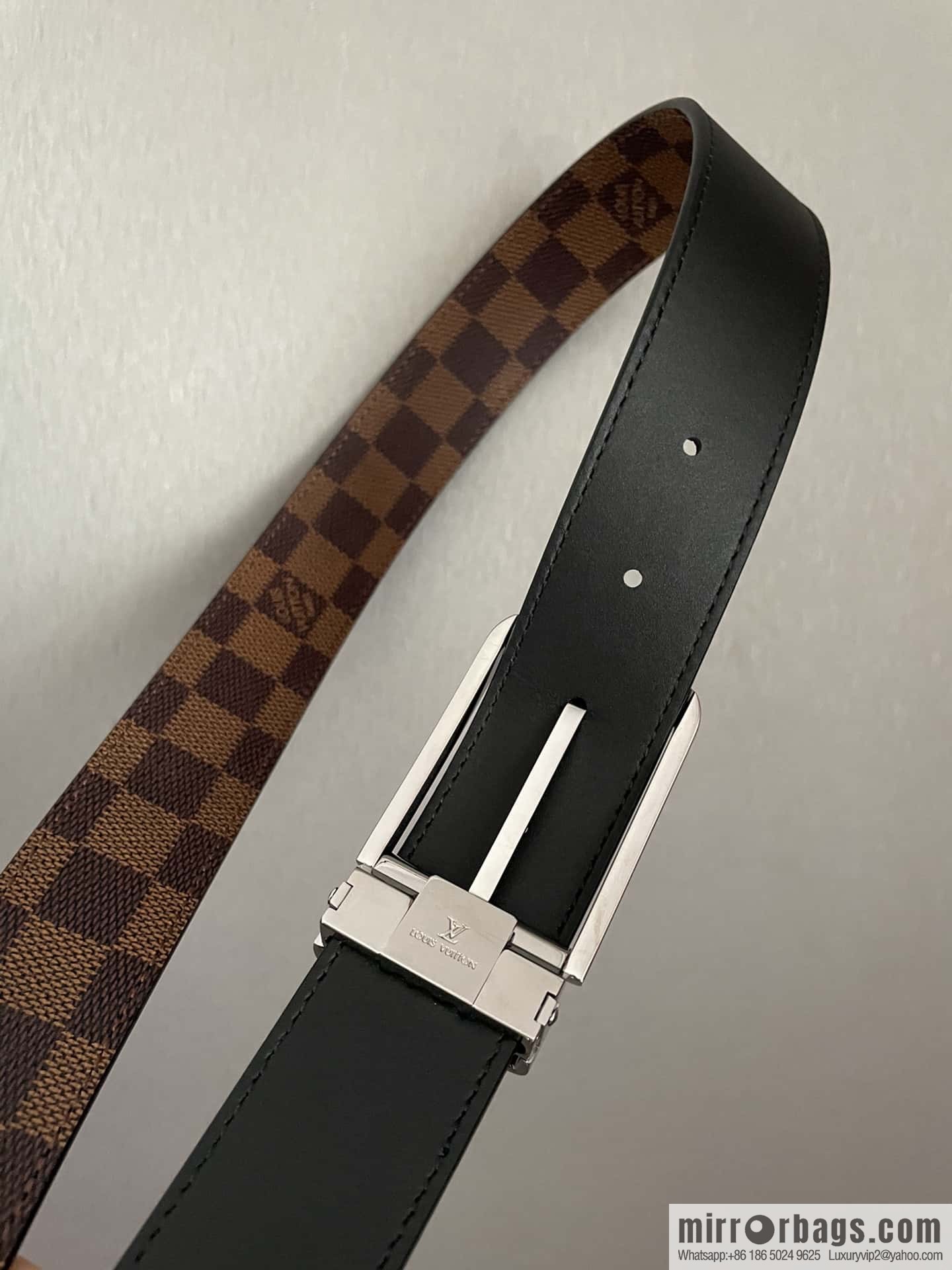 LV 35mm Men's Canvas Belt Collection