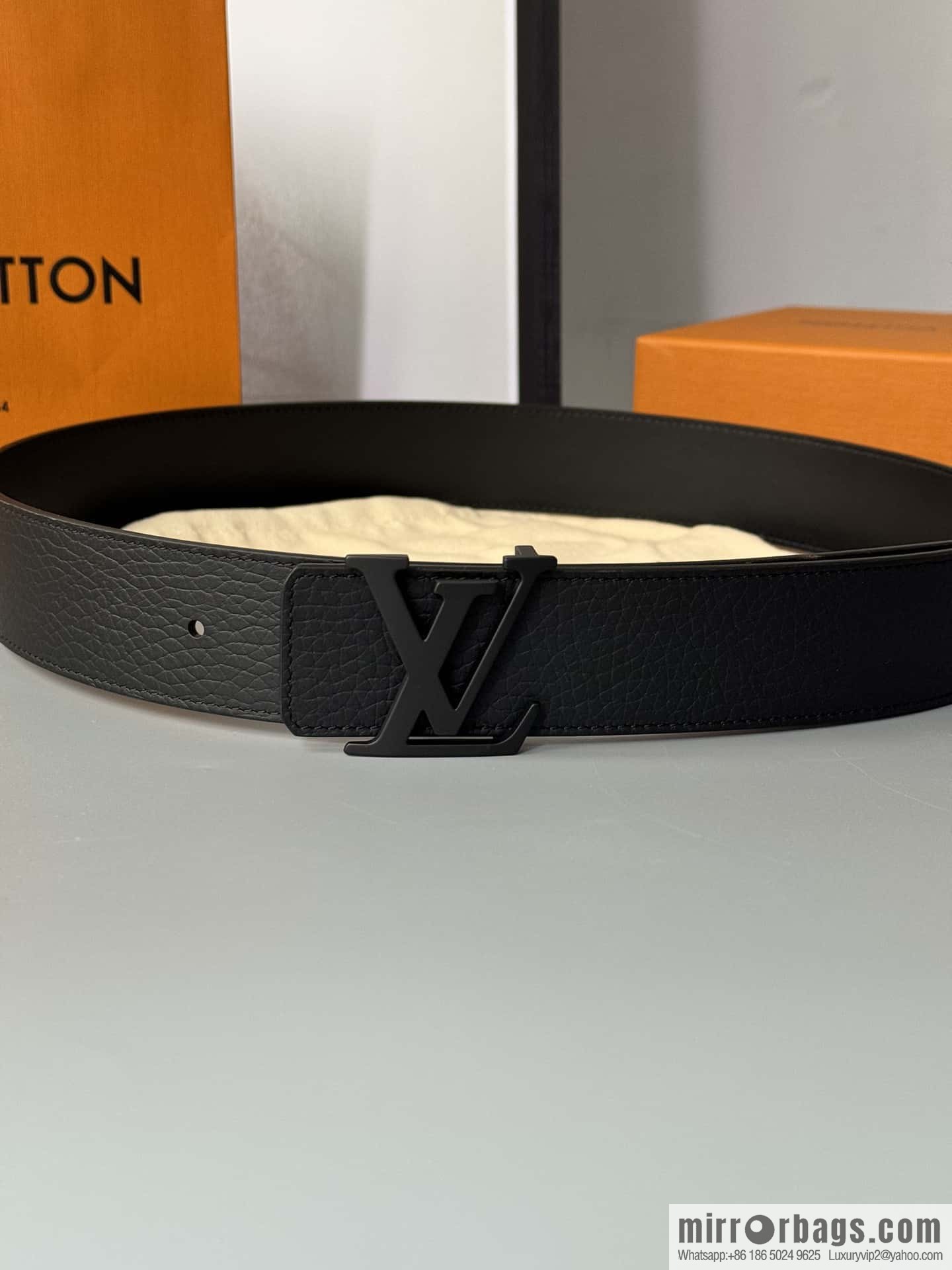 LV/Louis Vuitton Shape MNG Climbing Double Sided Belt 40mm