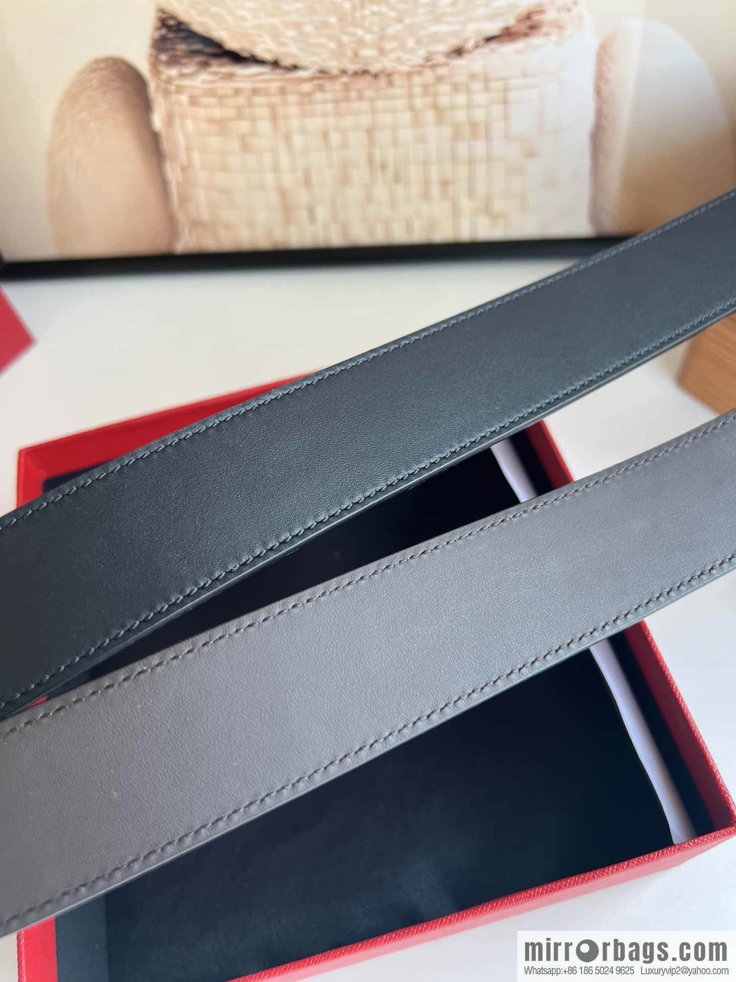 Cartier Cartier, stainless steel with diamond pin buckle with first layer cowhide men's 3.5cm belt