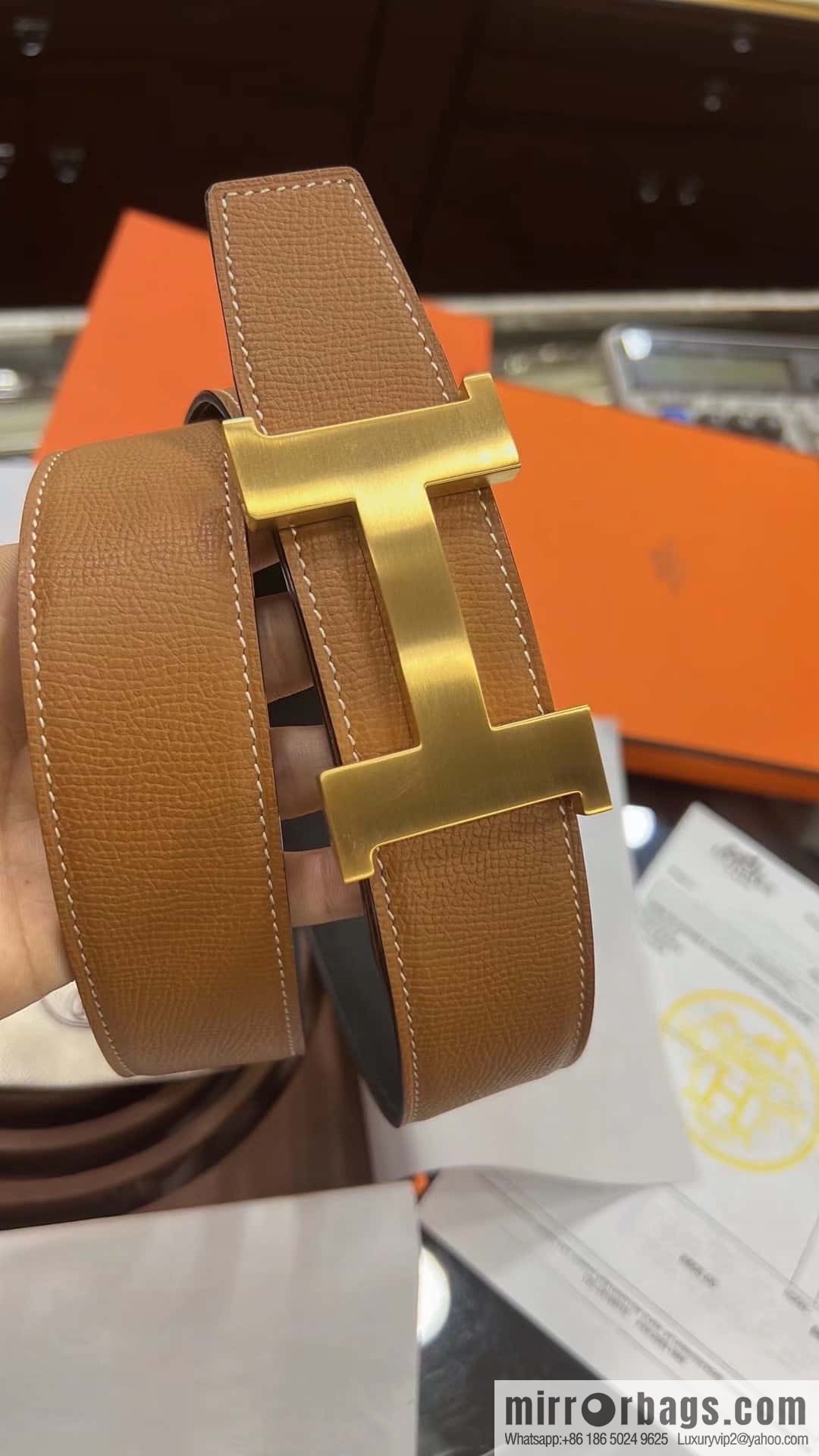 Hermes Hermes, Original Quality Hardware Craft Men's 38mm Belt