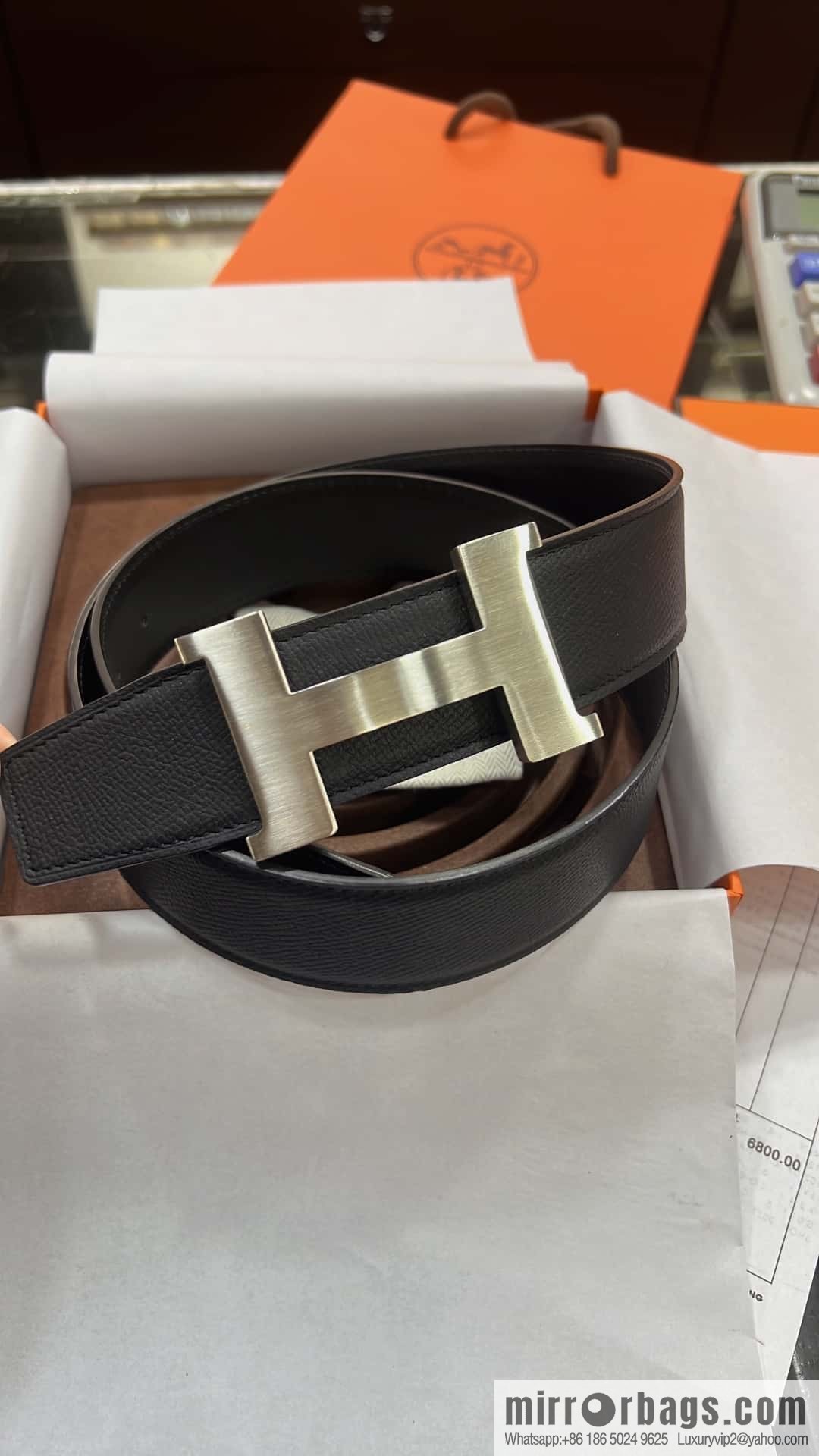 Hermes Hermes, Original Quality Hardware Craft Men's 38mm Belt