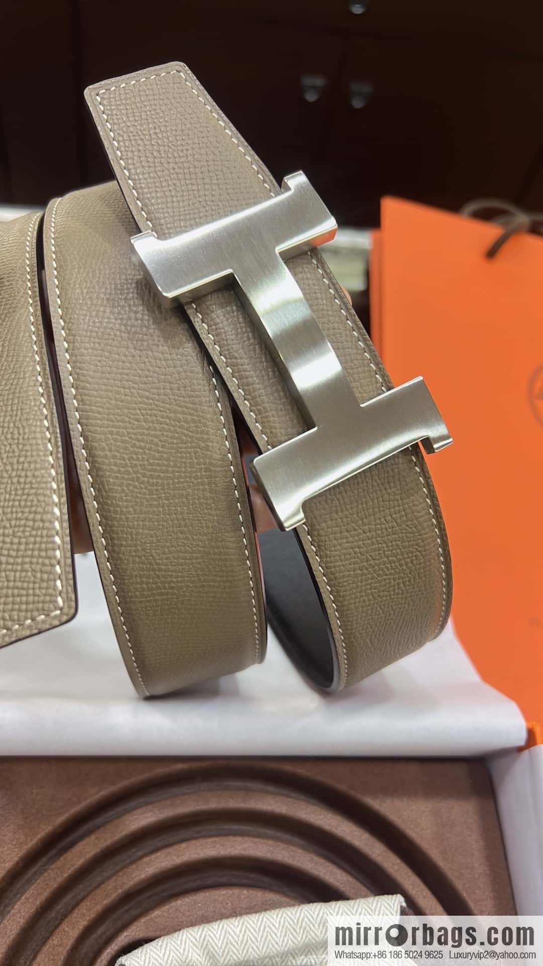 Hermes Hermes, Original Quality Hardware Craft Men's 38mm Belt